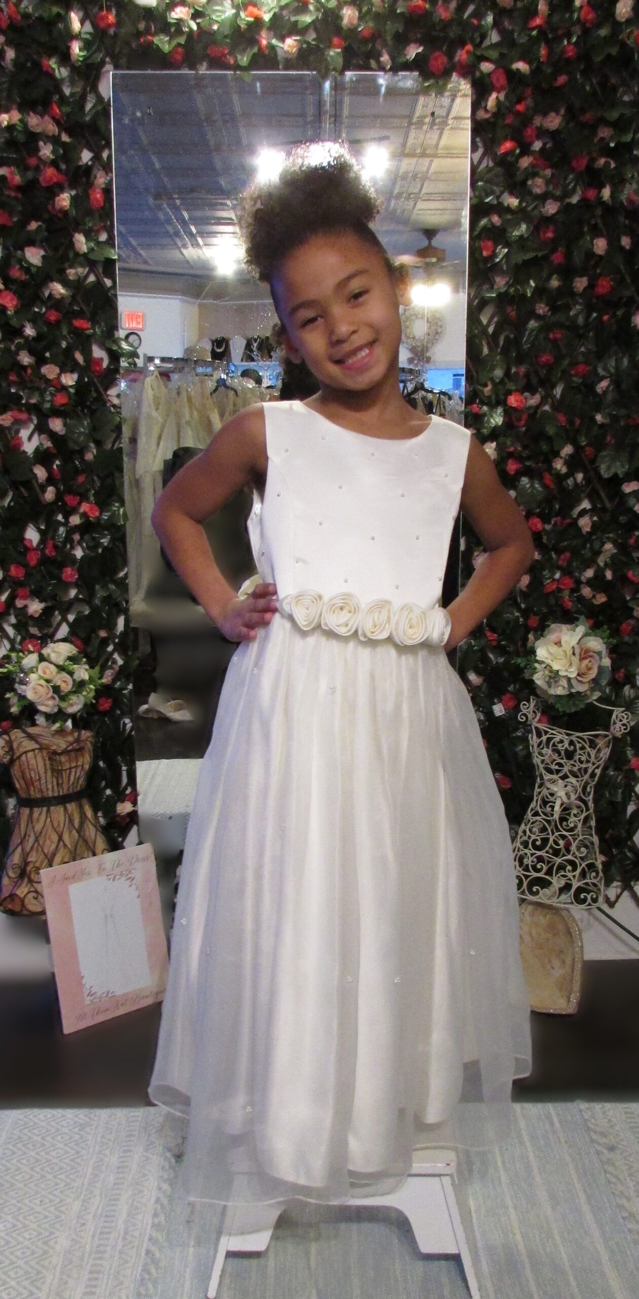 Cinderella Sleeveless Flower Girl Dress Size 10