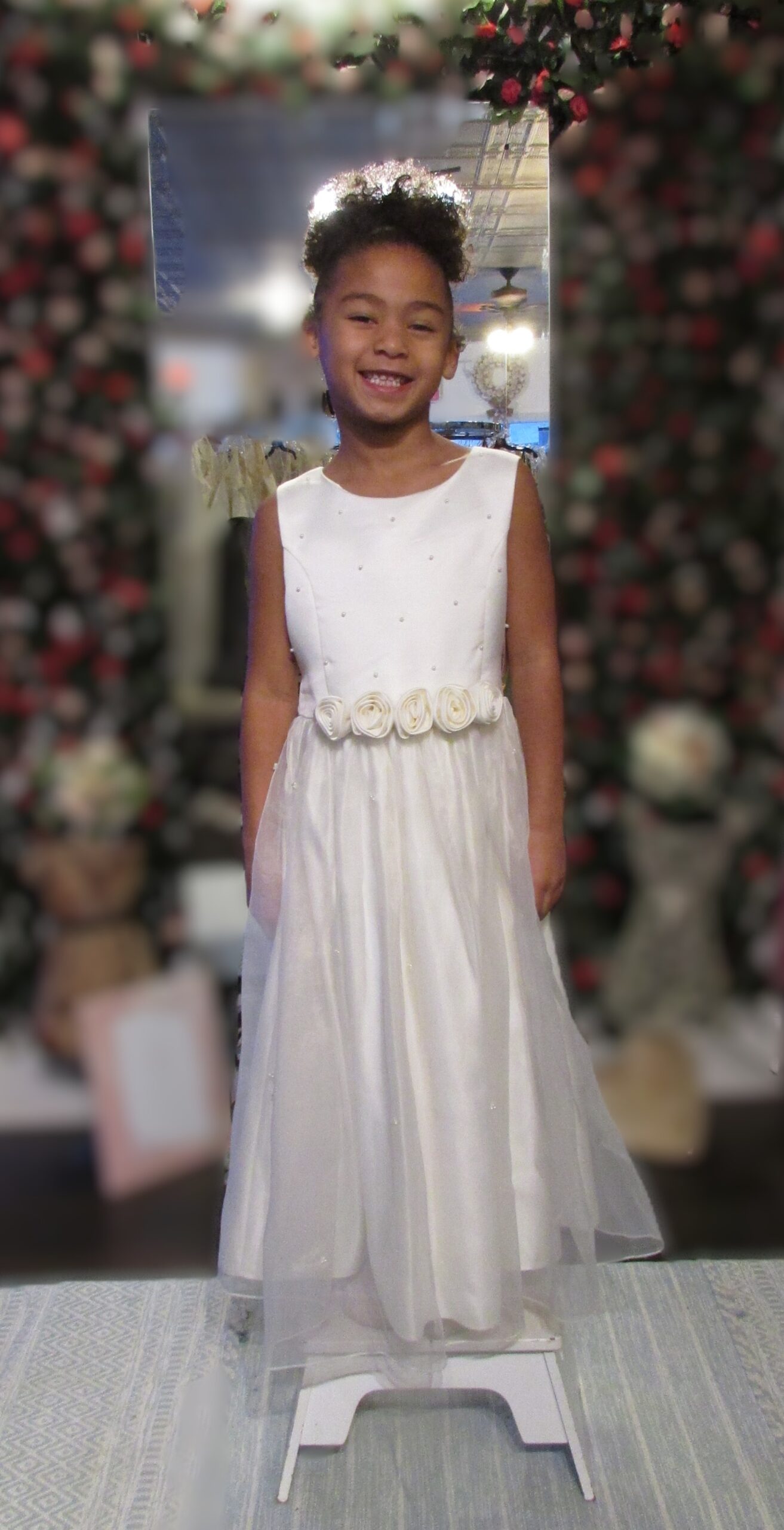 Cinderella Sleeveless Flower Girl Dress Size 10 - Image 2