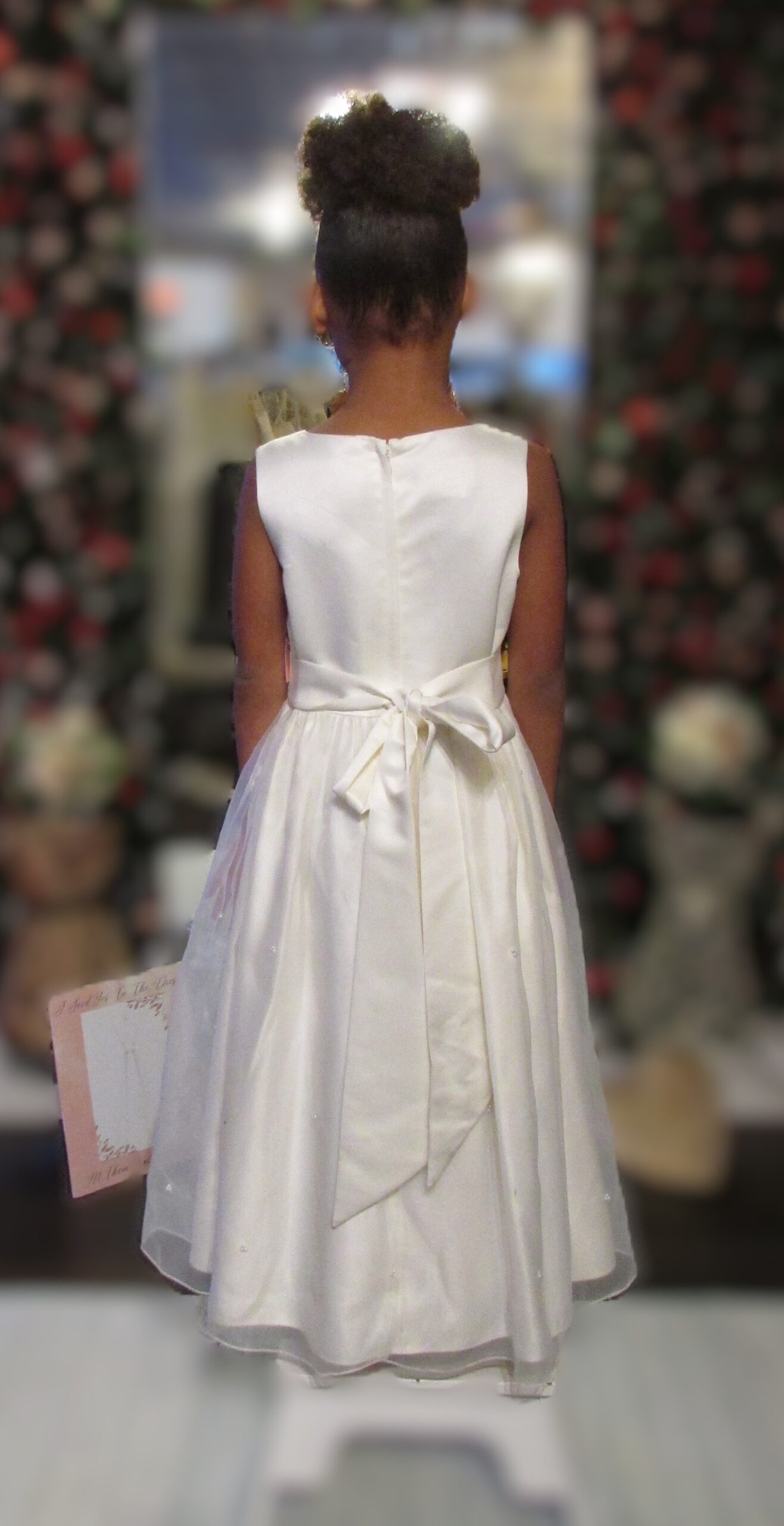 Cinderella Sleeveless Flower Girl Dress Size 10 - Image 3