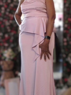 Montage by Mon Cheri Pink Gown Size 10