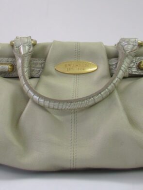 Brahmin Est 1982 Vintage Ivory Dual Handle Tote Bag