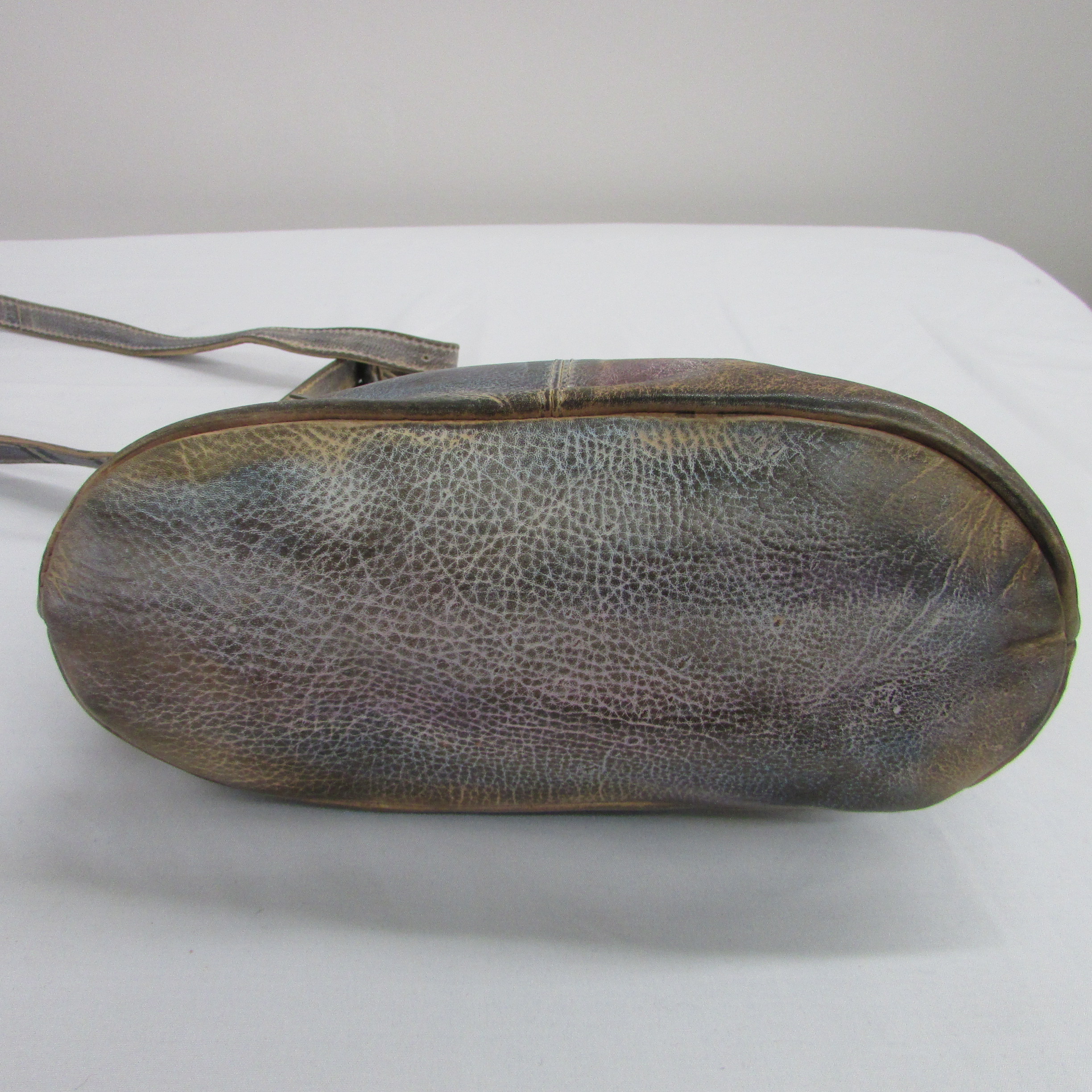 Anuschka Vintage Artwork Crossbody Shoulder Bag Purse - Image 6