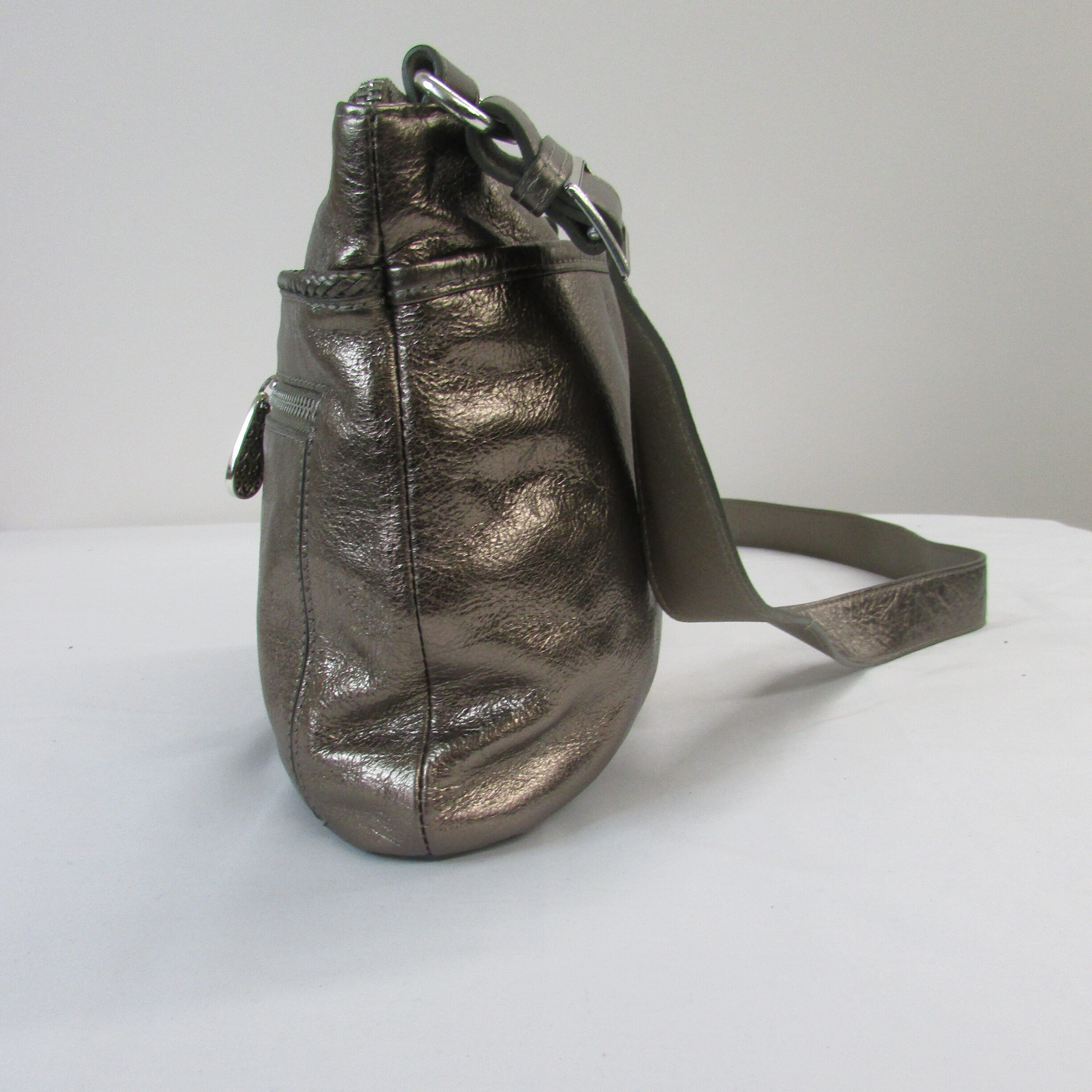 Brighton Vintage Copper Crossbody Purse - Image 4