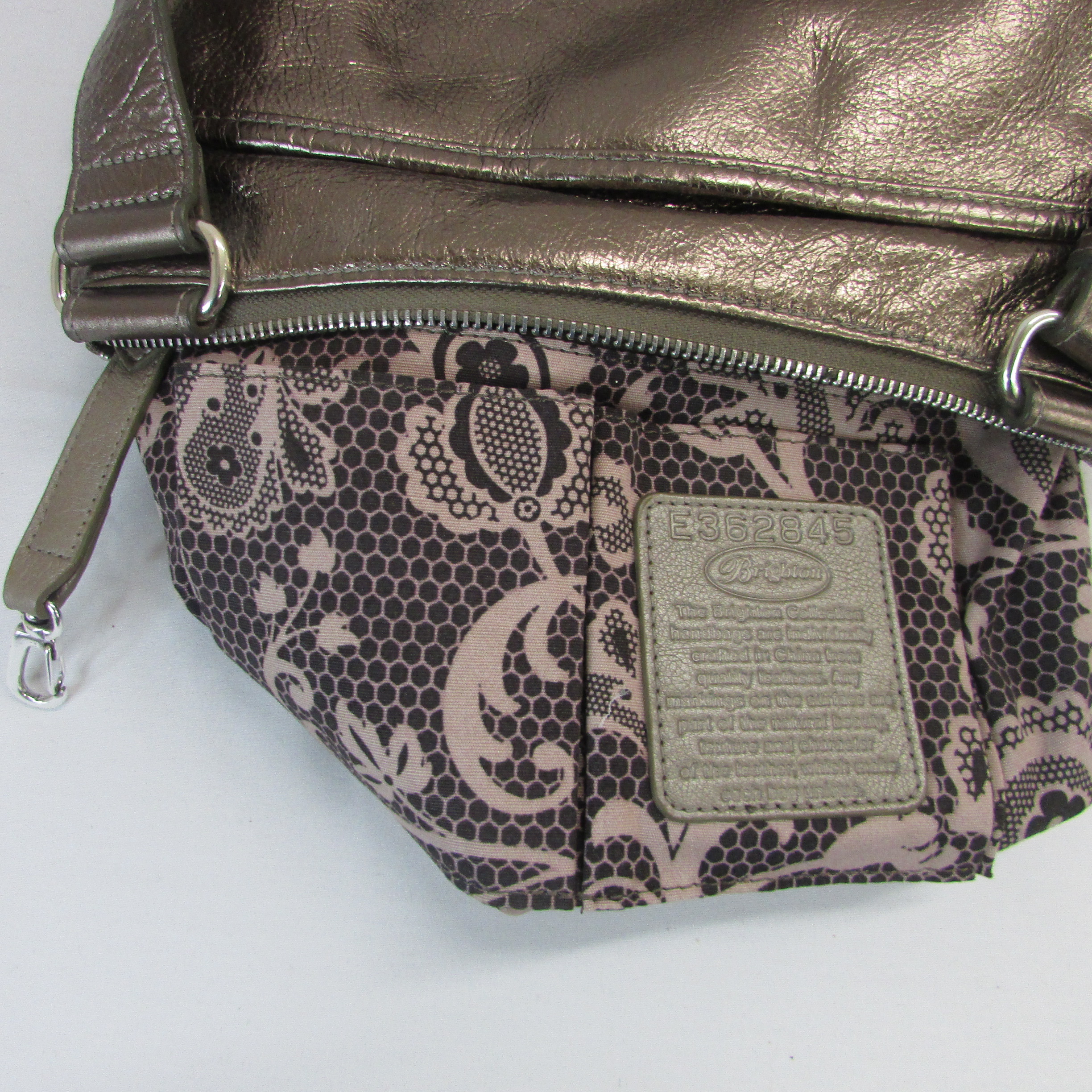 Brighton Vintage Copper Crossbody Purse - Image 8