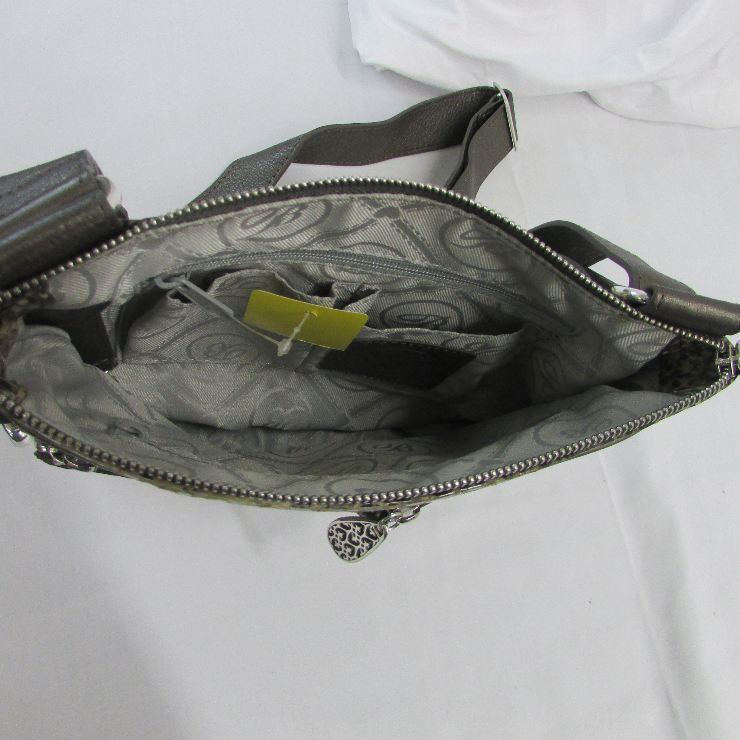 Brighton Vintage Snakeskin Crossbody Purse - Image 6