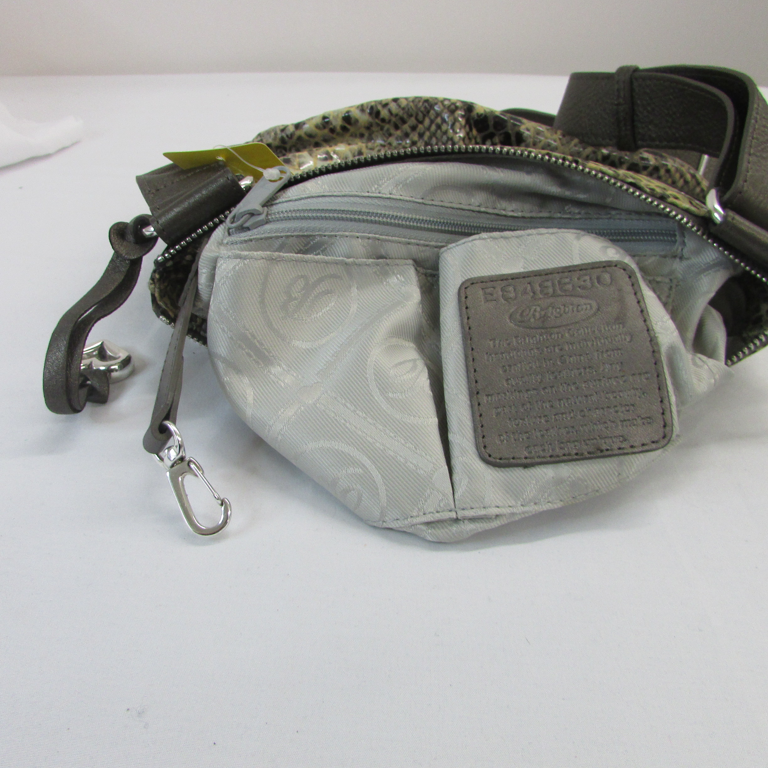 Brighton Vintage Snakeskin Crossbody Purse - Image 7