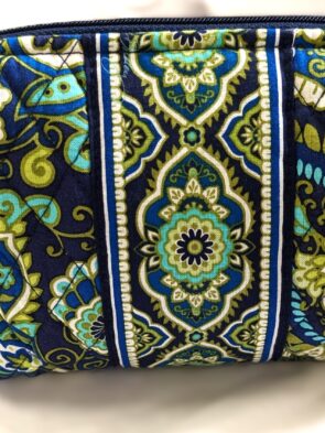 Vera Bradley Rhythm & Blues Multi Color Small Cosmetic Bag