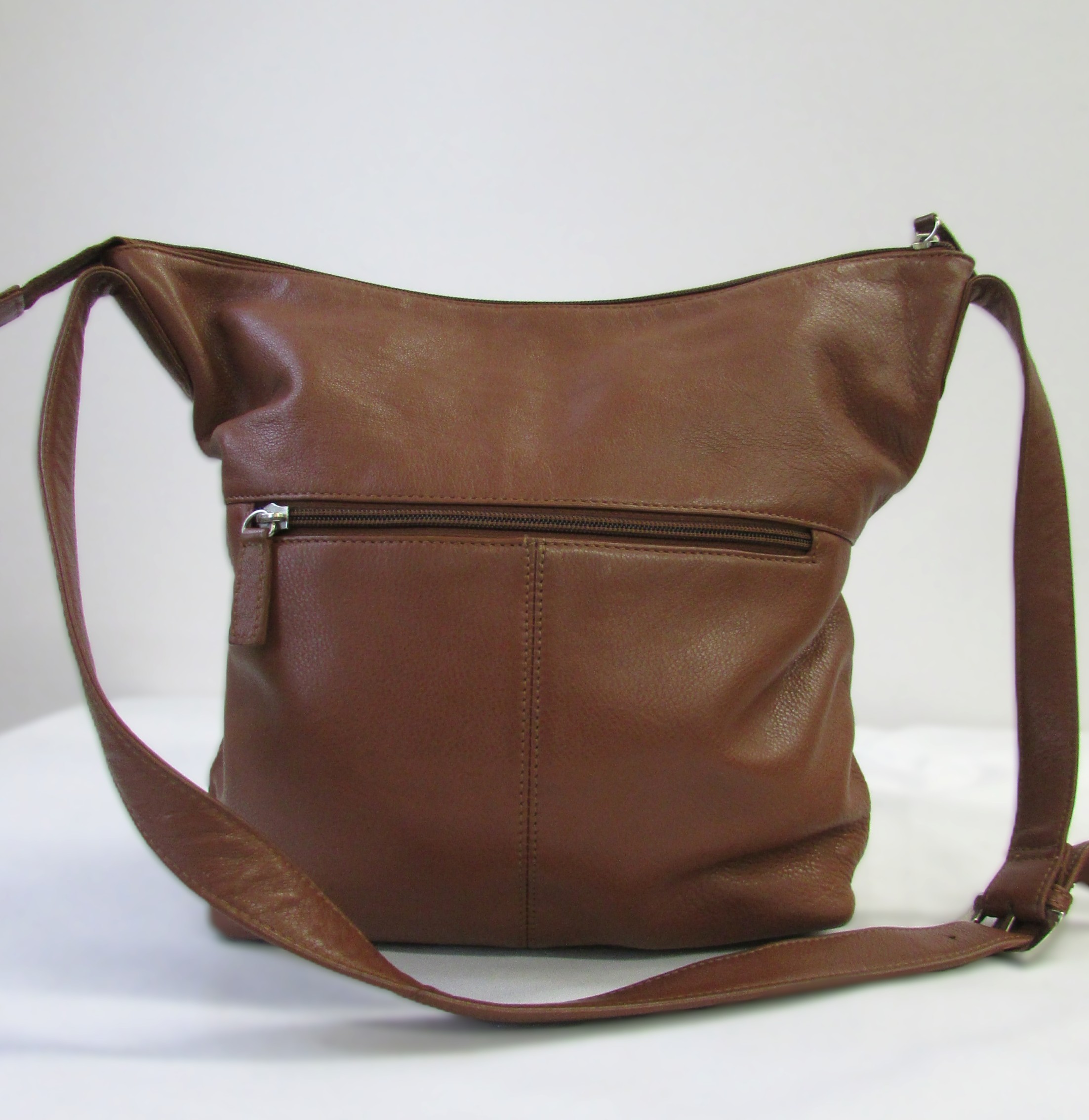 Stone Mountain Brown Leather Shoulder Bag