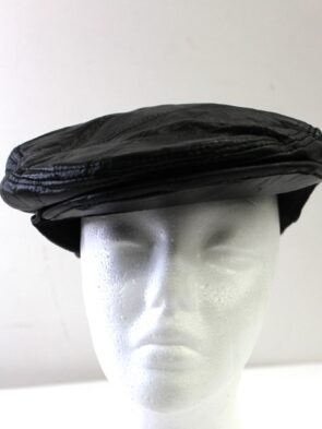 Unbranded Black 100% Leather Cap