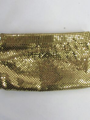 Vintage Gold Mesh Evening Bag