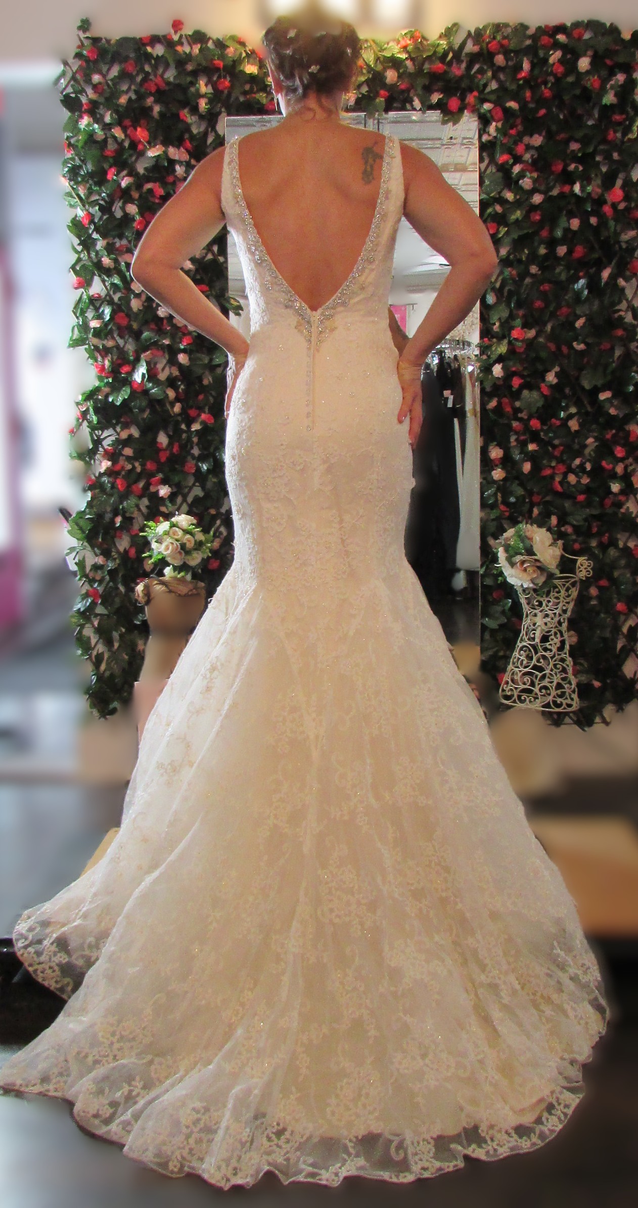 Casablanca Bridal - Bridal Gown Size 8 - Image 3