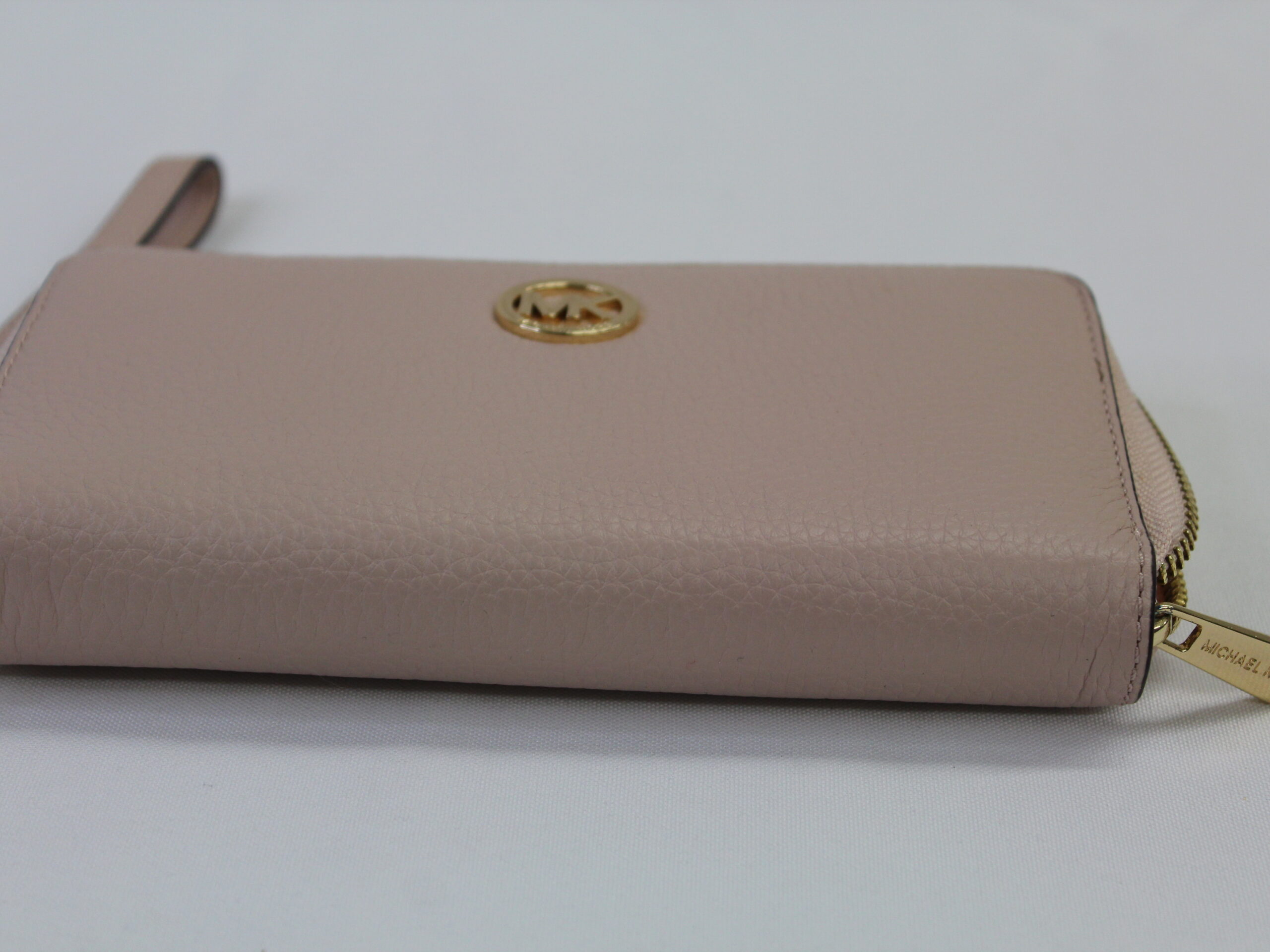 Michael Kors Champagne Bi Fold Wallet - Image 5