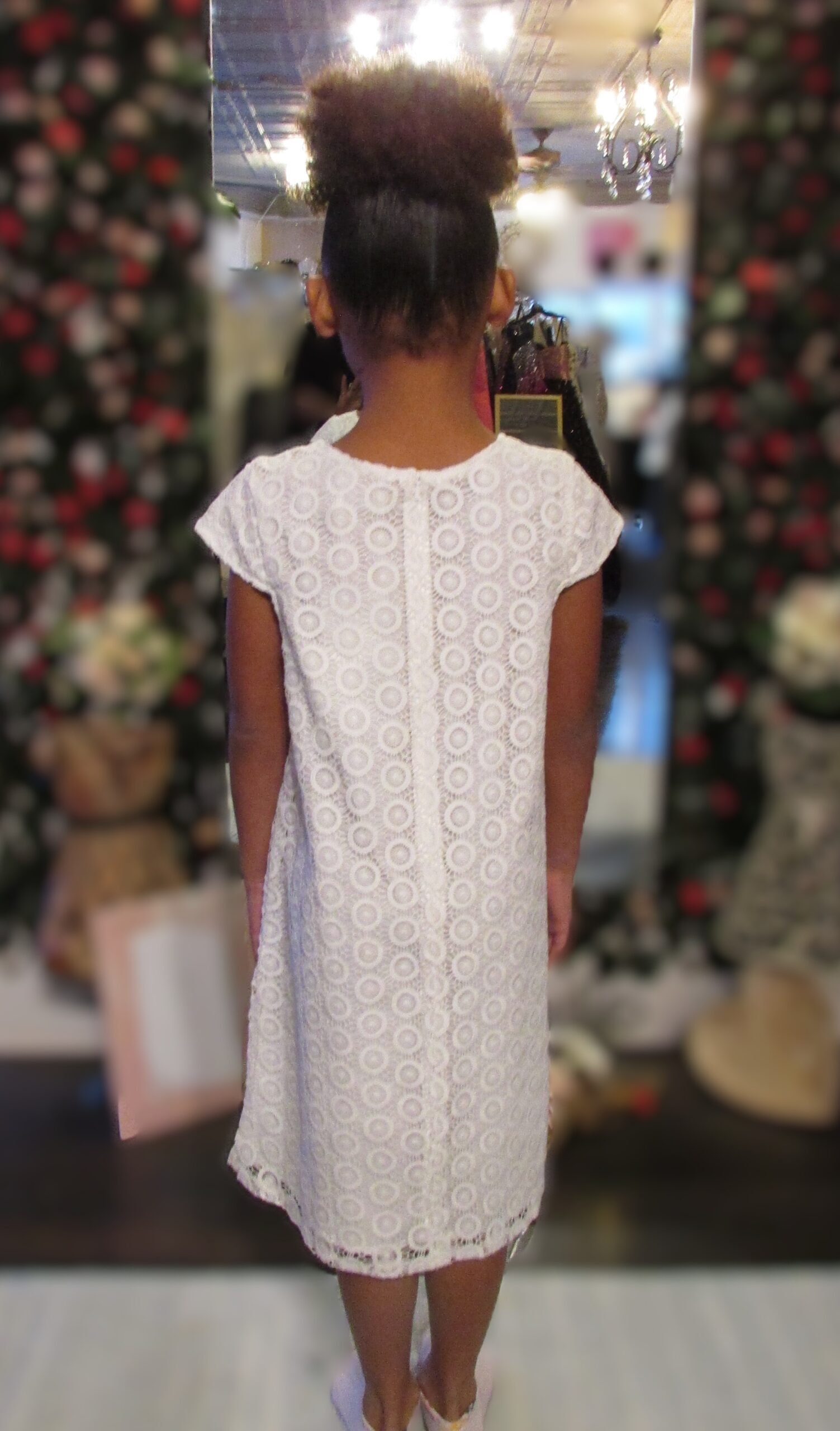 LOSAN Chic Cap-sleeve Flower Girl Dress Size 12 - Image 2