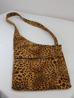 Designer Vintage Leopard Print Shoulder Bag