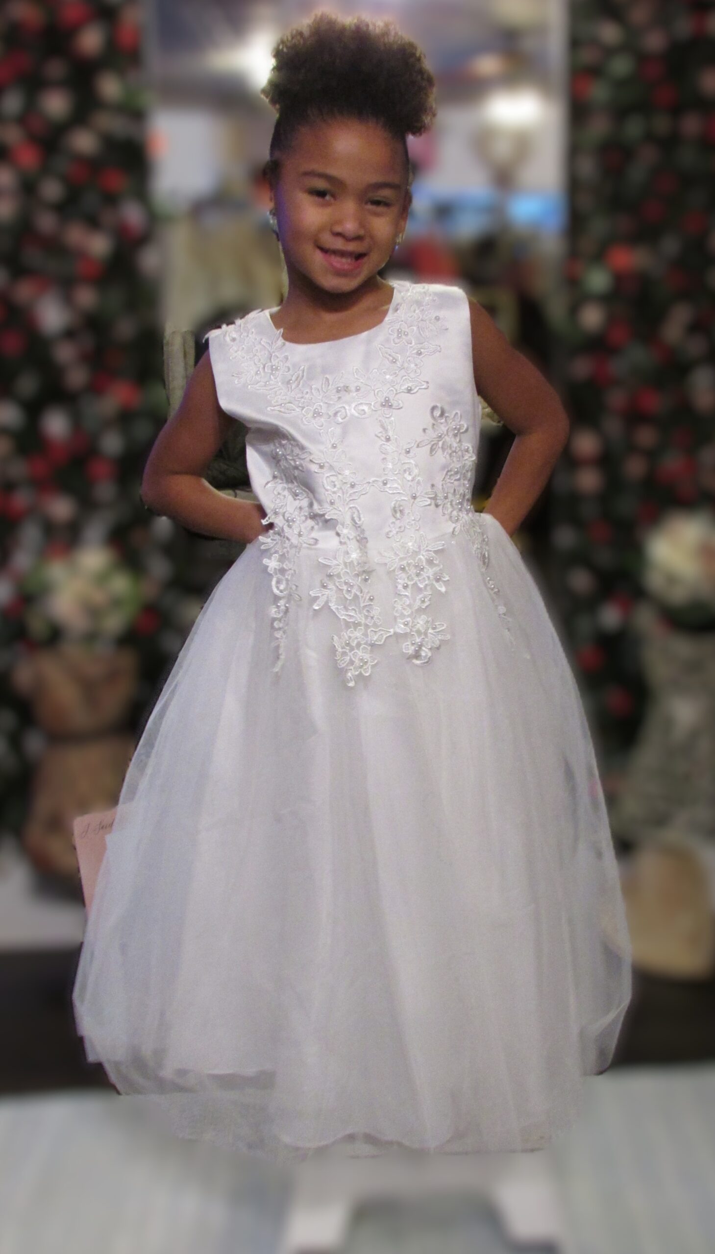 Weileenice Sleeveless Flower Girl Dress Size 8