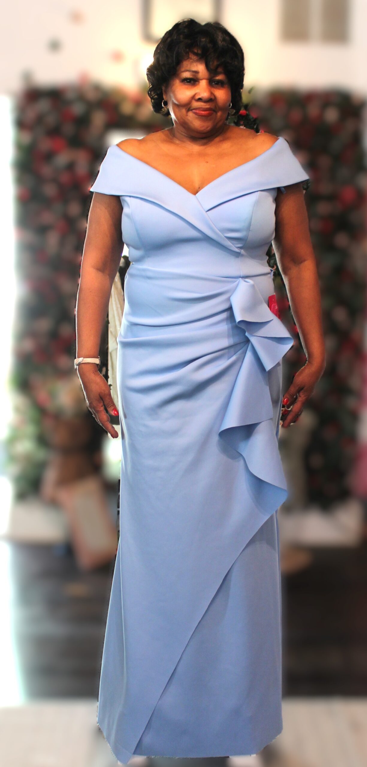 Xscape Perwinkle Blue Gown Size 12