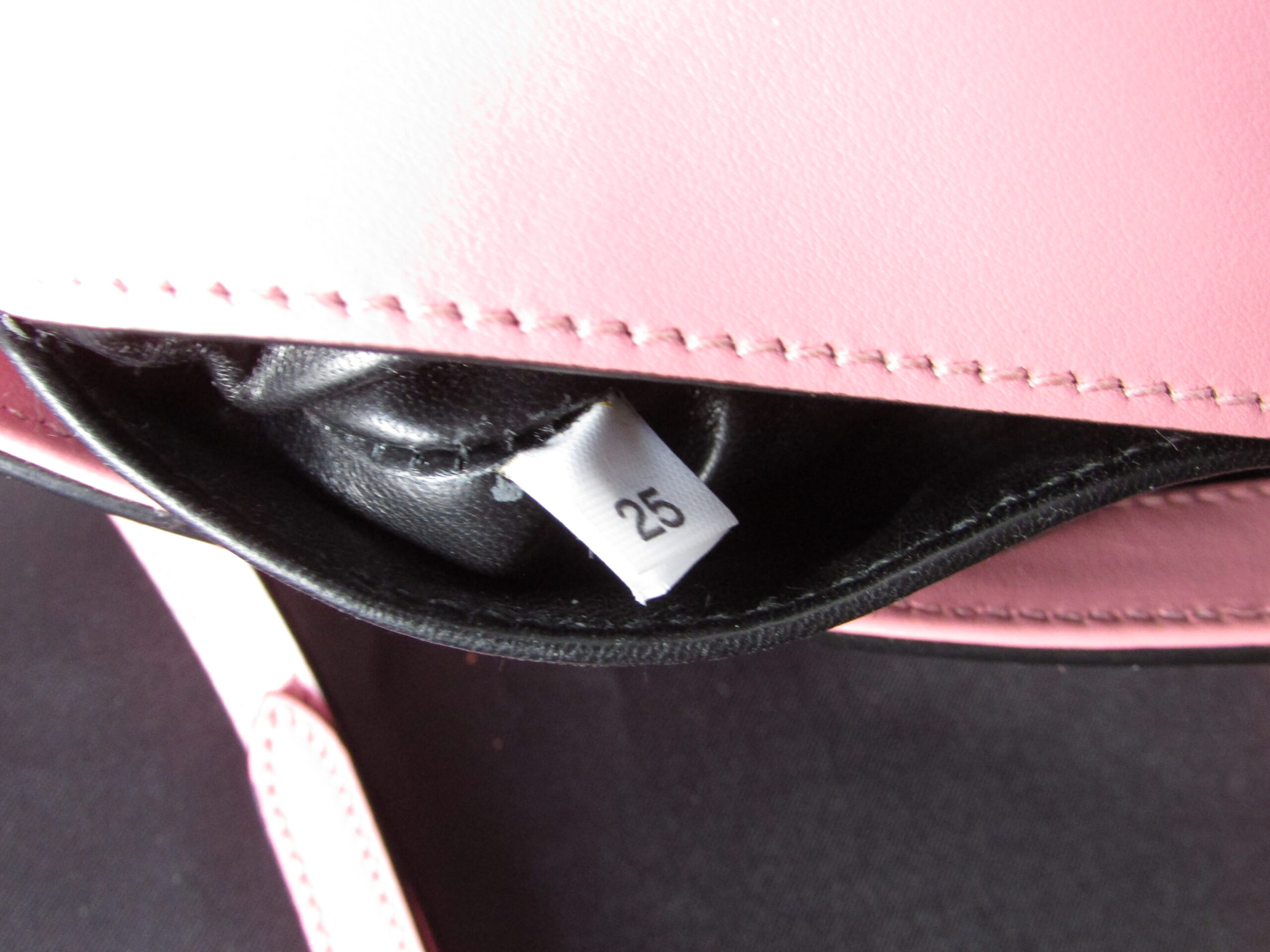 Prada Women Genuine Pink Leather, City Calf Pink Crossbody Bag Purse, w Gold - Image 4