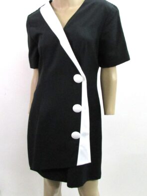 Spiegel Vintage Black and White Dress Size 10