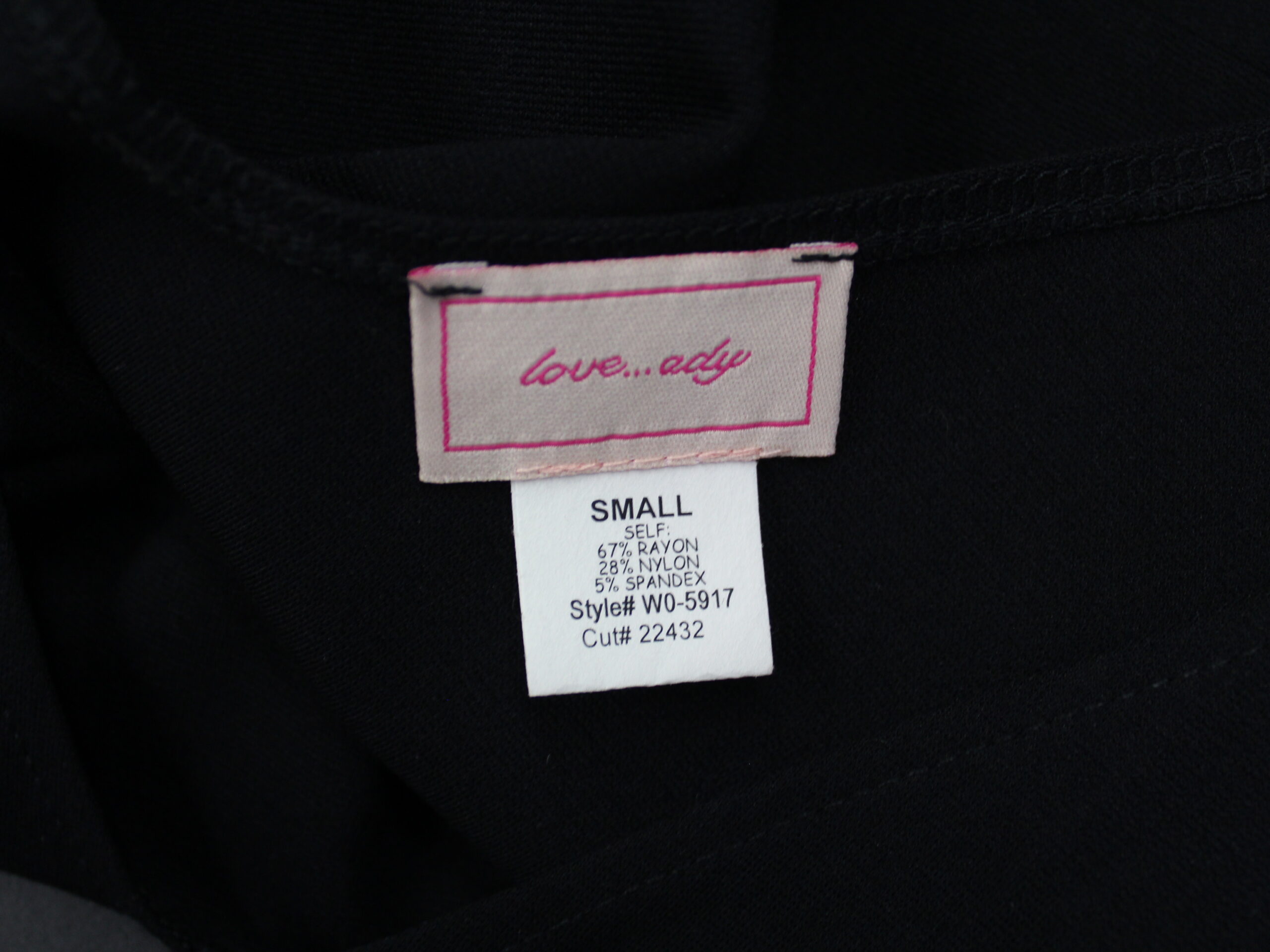 Love Addy Black Mini Dress Size S - Image 4