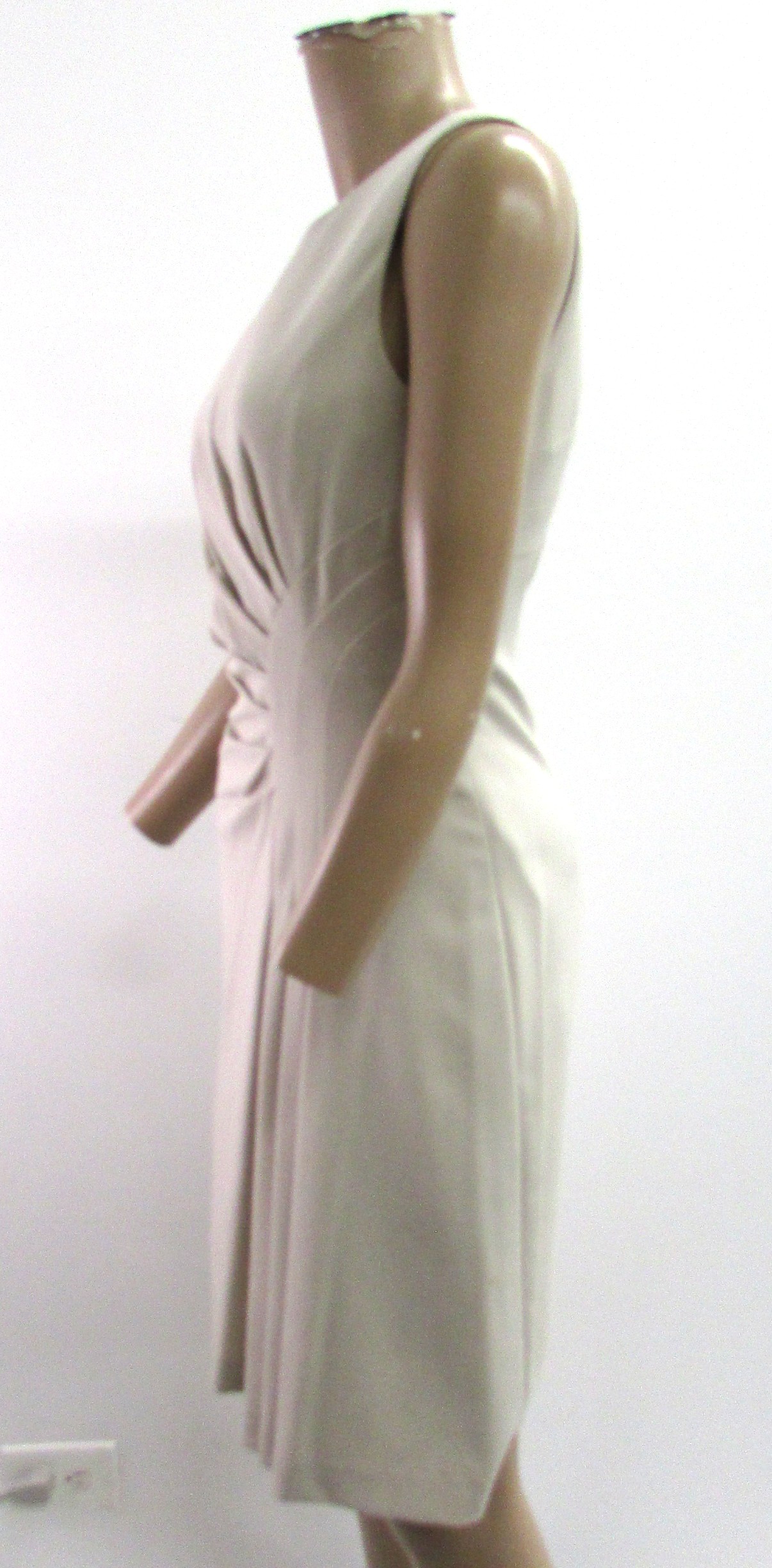 Calvin Klein Nude Fitted Sleeveless Dress Size 2 - Image 2
