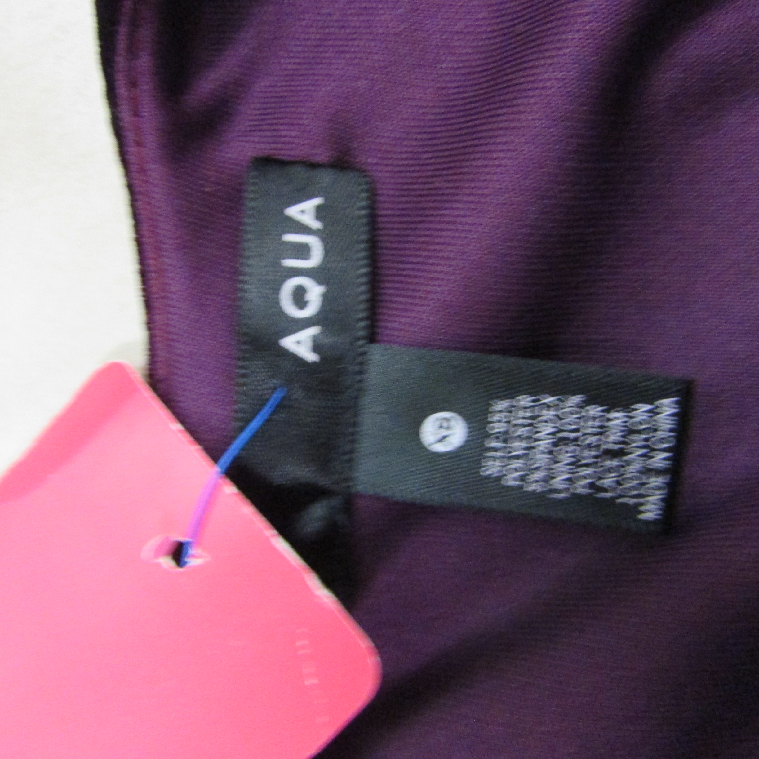 Aqua Burgundy Velvet Long Bell Sleeve Dress Size XS - Image 4