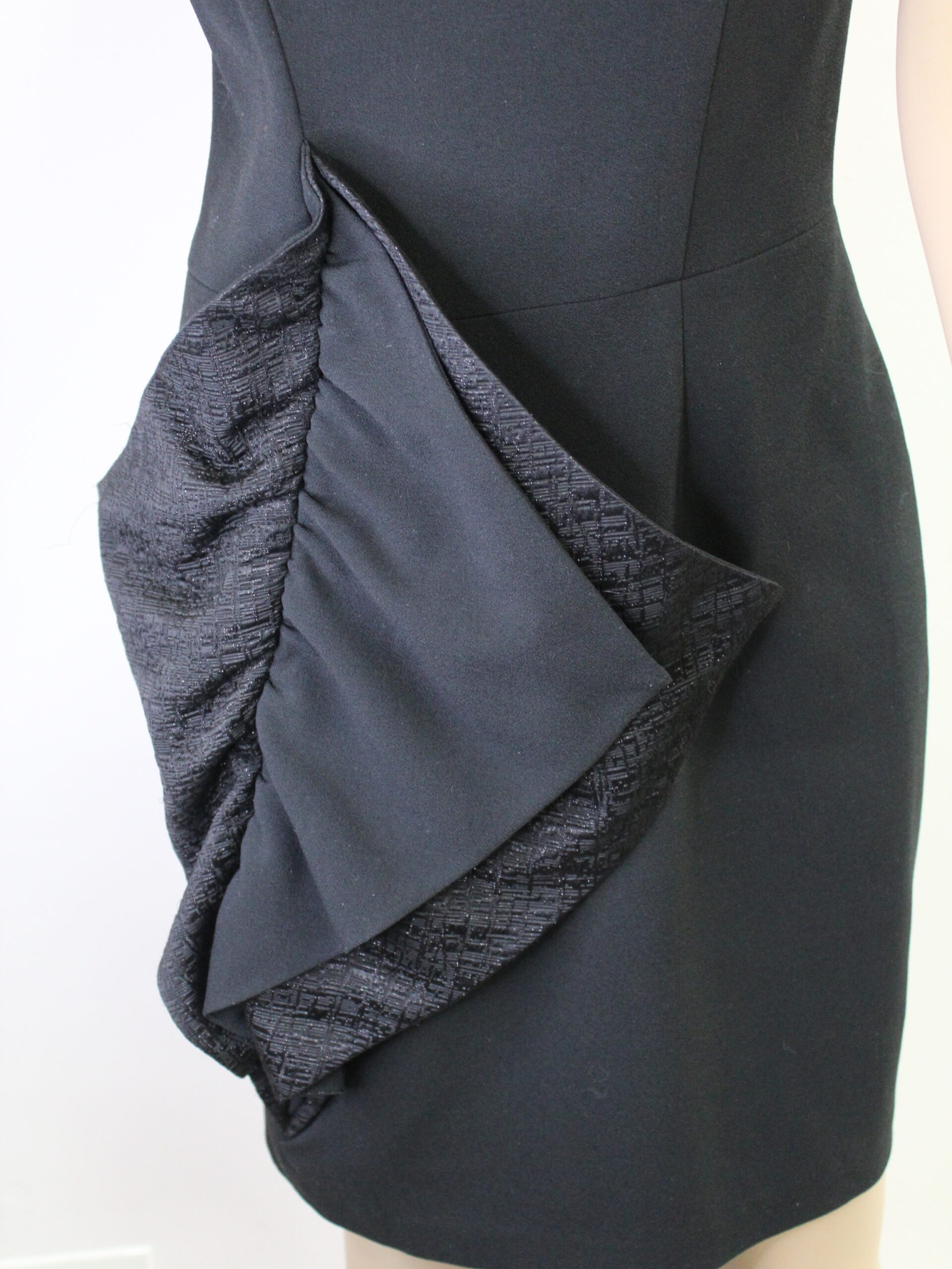 Tristan Trista Vintage Black Chemise Dress Size 10 - Image 2