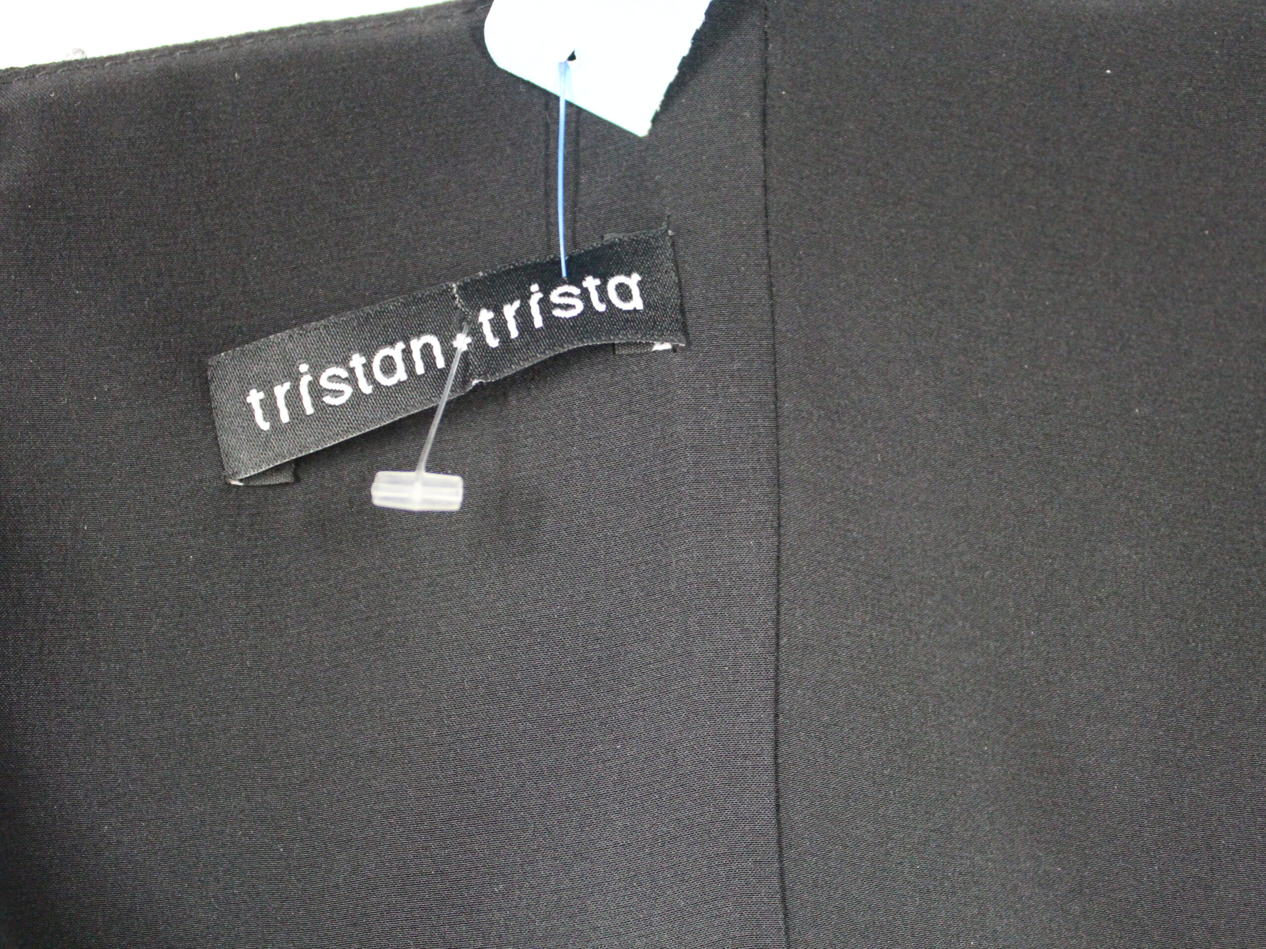 Tristan Trista Vintage Black Chemise Dress Size 10 - Image 5