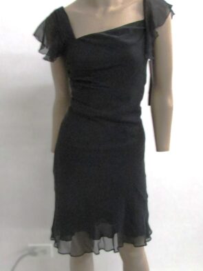 Redux Philip Dicaprio Petite Vintage Black Evening Dress Size 8