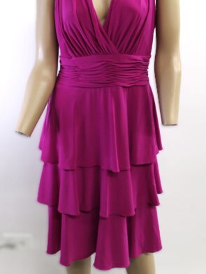 Jones Wear Dress Vintage Sleeveless Purple Dress Size 8