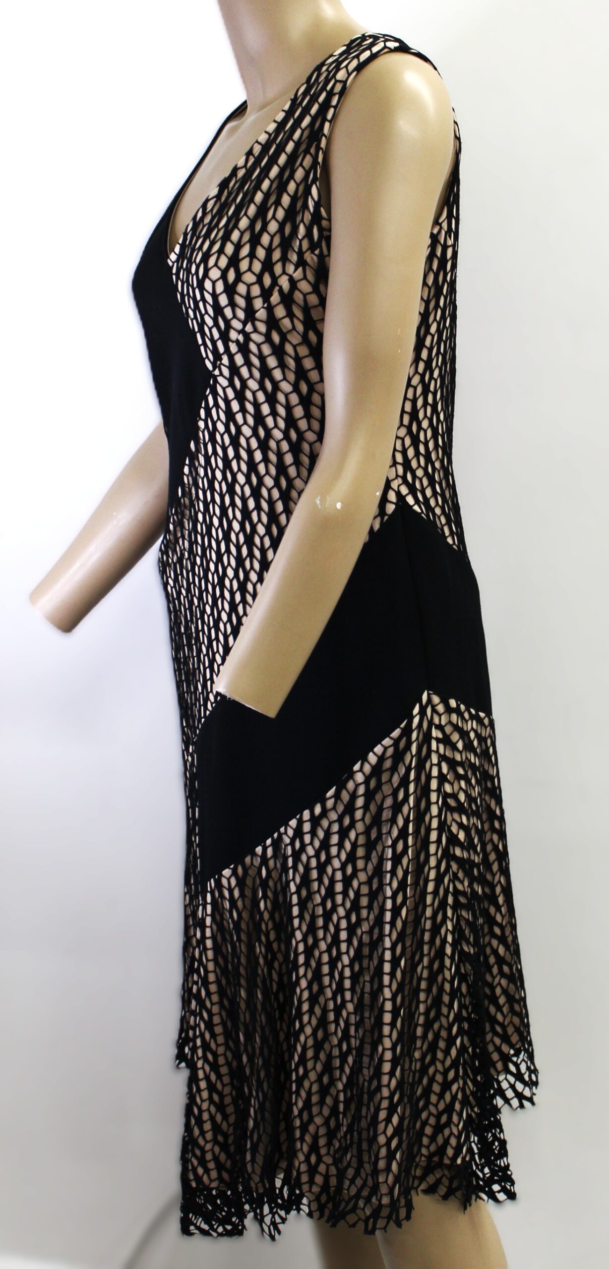 Jolibel Vintage Black Sleeveless Dress Size 6 - Image 2