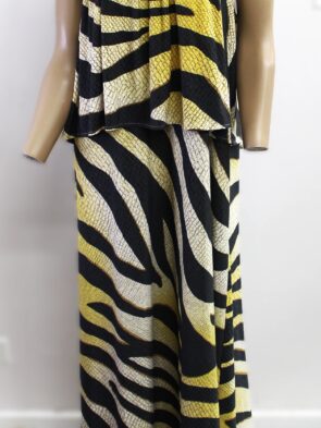 Chico's Vintage Multicolor Blouson Top Dress Size 3