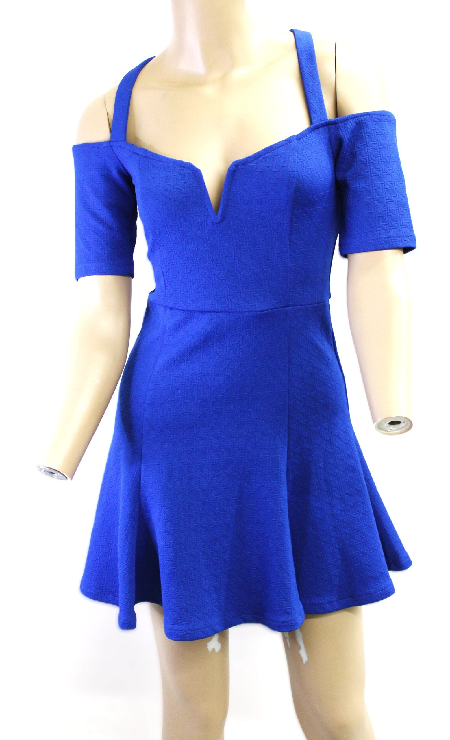 Mustard Seed Vintage Blue Cold Shoulder Dress Size S