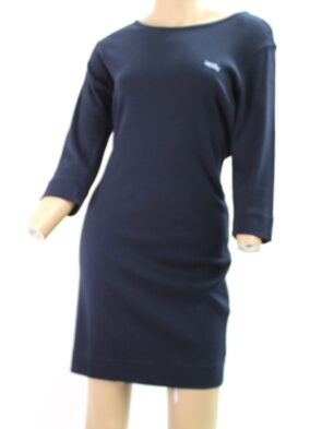 Ralph Lauren Vintage Navy Blue Crewneck Dress Size M