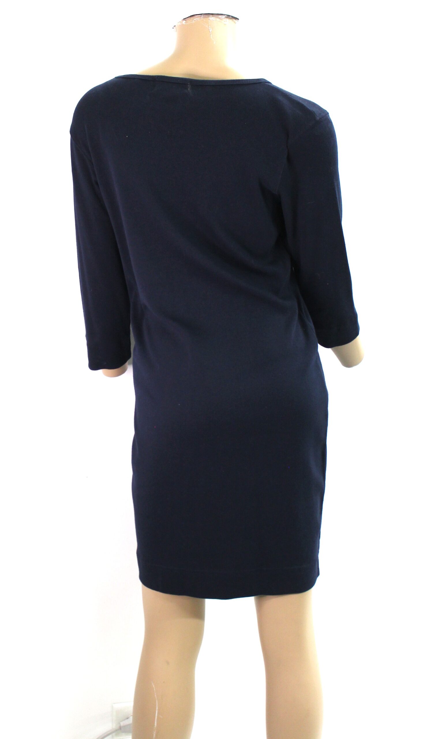 Ralph Lauren Vintage Navy Blue Crewneck Dress Size M - Image 3