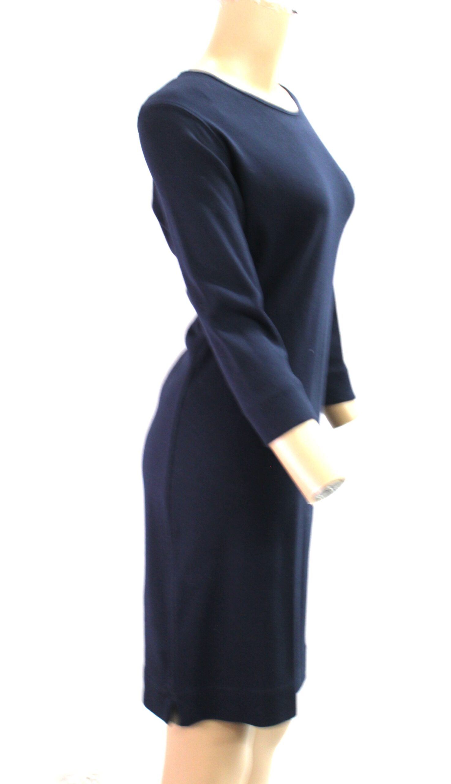 Ralph Lauren Vintage Navy Blue Crewneck Dress Size M - Image 4