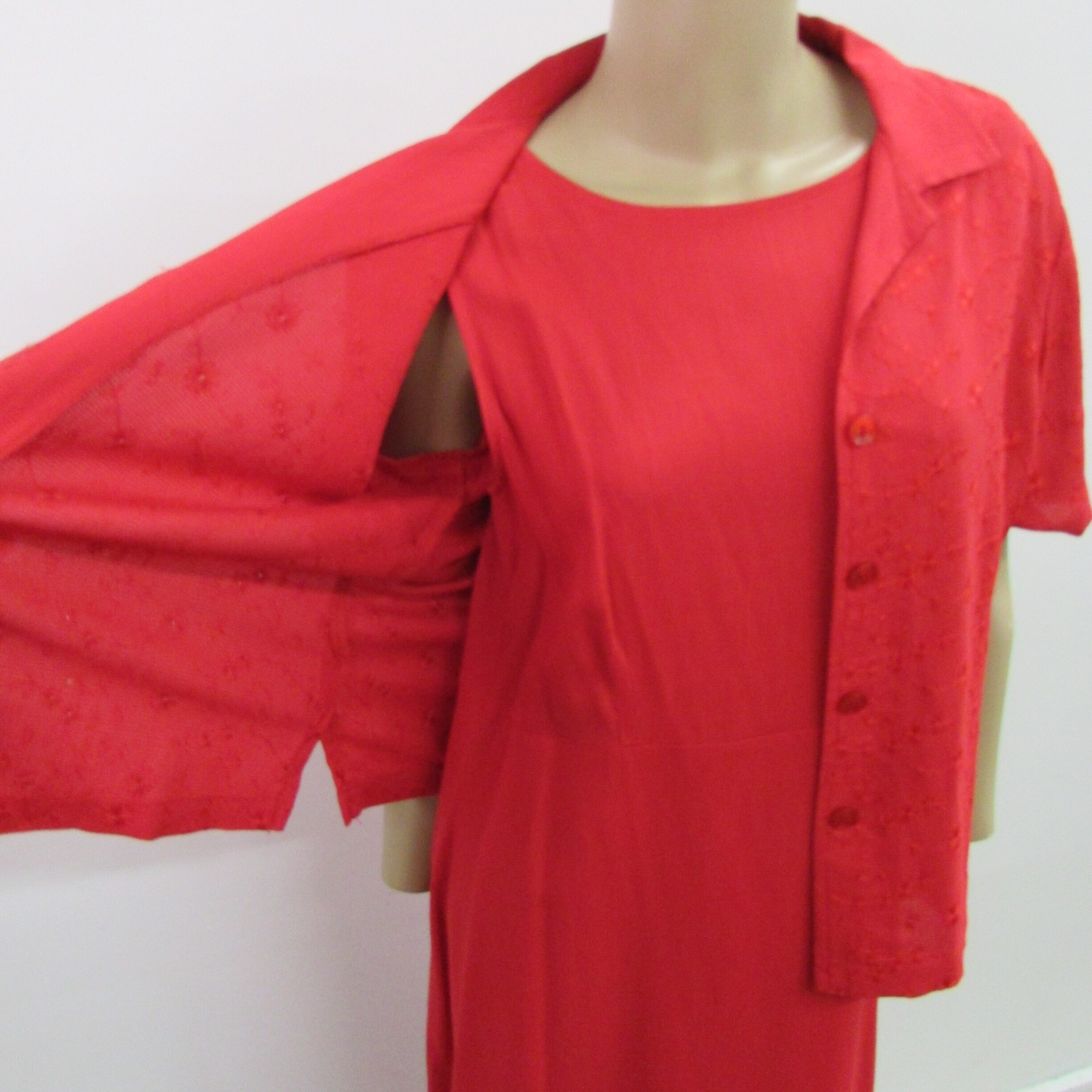 Melissa Collection Vintage 90's 2 piece Dress and Jacket Set Size 6, NWT - Image 2