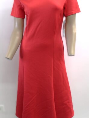 Mes Amies Boutique Vintage Red Short Sleeve Long Dress Size 4