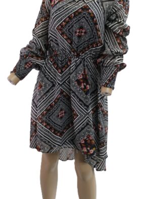 Fire Los Angeles Vintage Sheer Multicolor Dress Size M