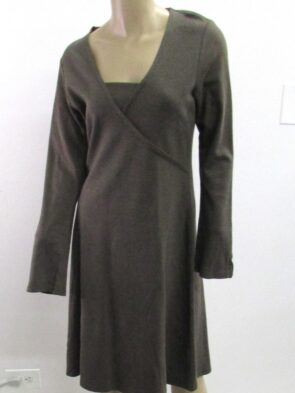 Horny Toad Vintage Brown Crewnek Dress Size Medium