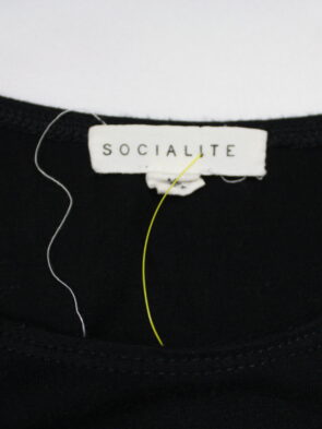 Socialite Vintage Black Sleeveless Dress Size M