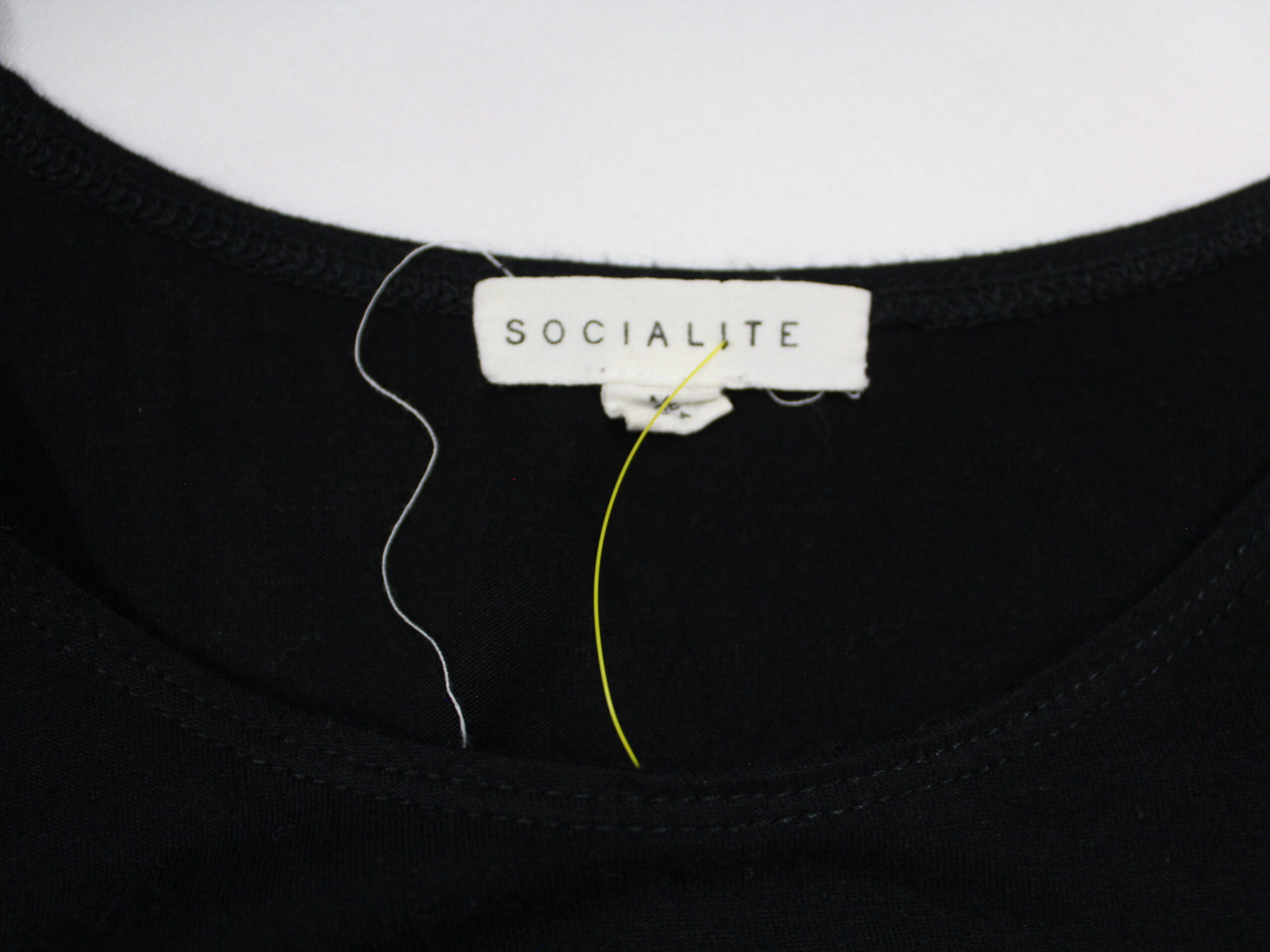 Socialite Vintage Black Sleeveless Dress Size M - Image 4