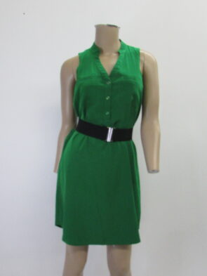 Express Green Belted Summer Dress Size XS