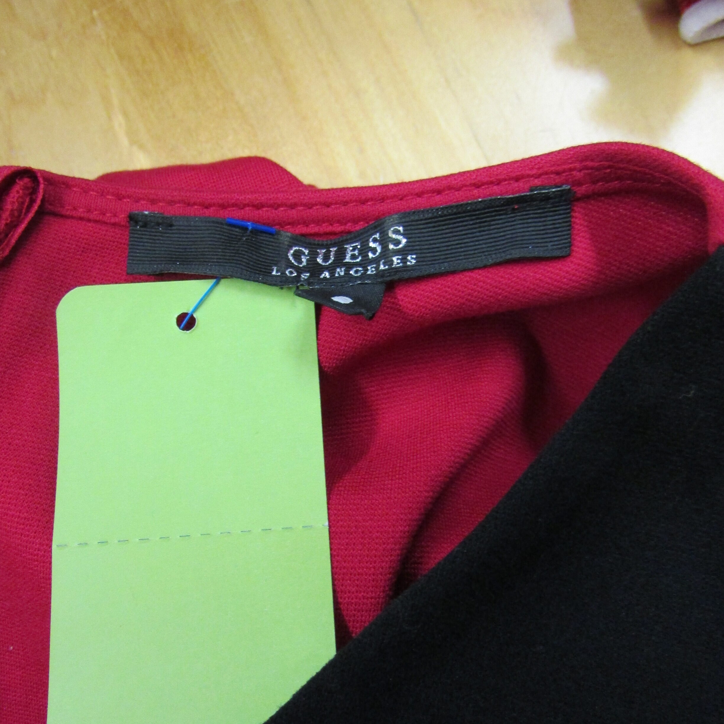 Guess Vintage Sleeveless Red Dress w Cutout at Mid Size 8 - Image 4