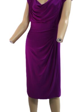 Ralph Lauren Vintage Purple Sleeveless Evening Dress Size 12