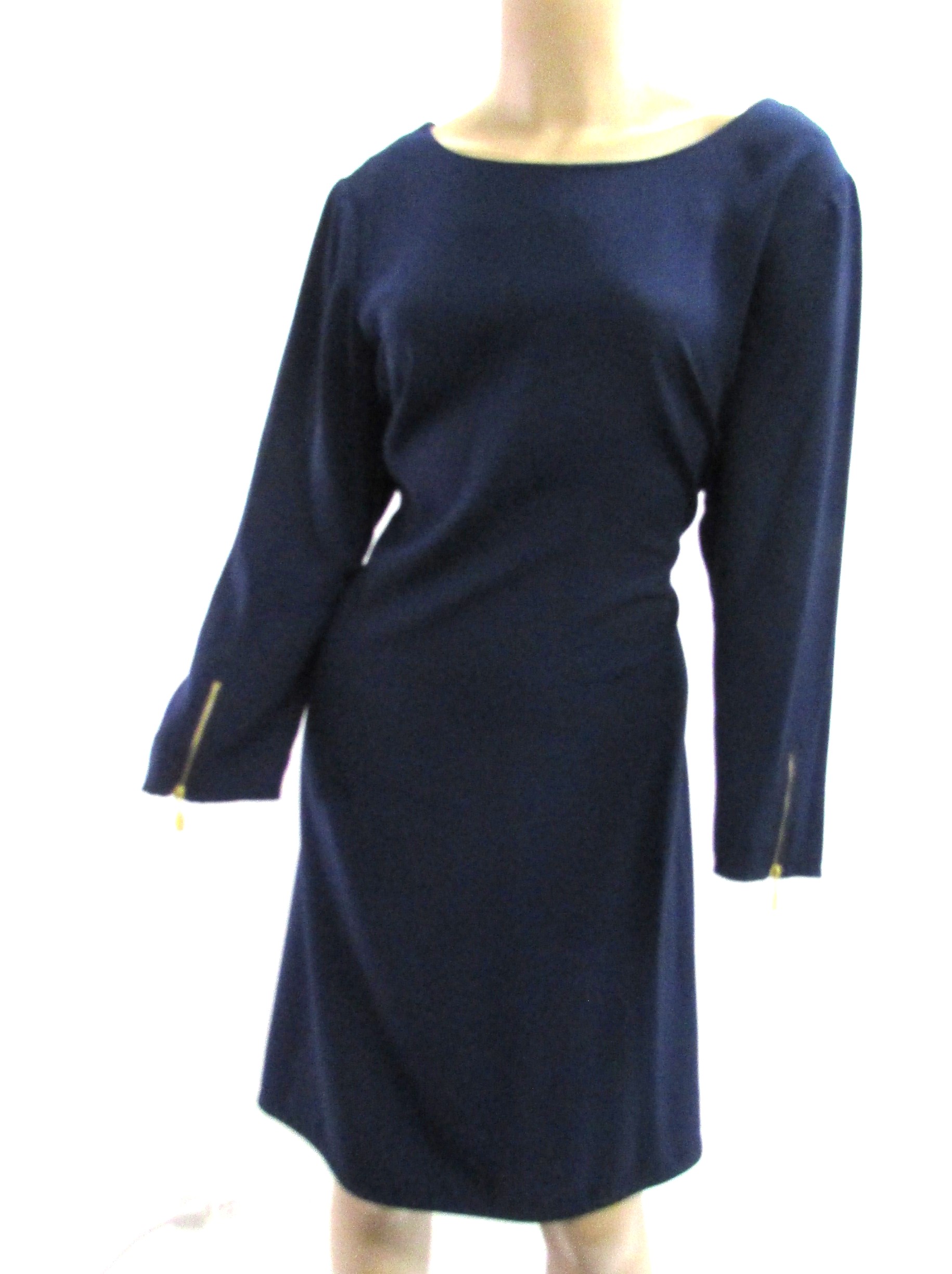 Laundry by Shelli Segal Navy Blue Shift Fit Dress Size 12
