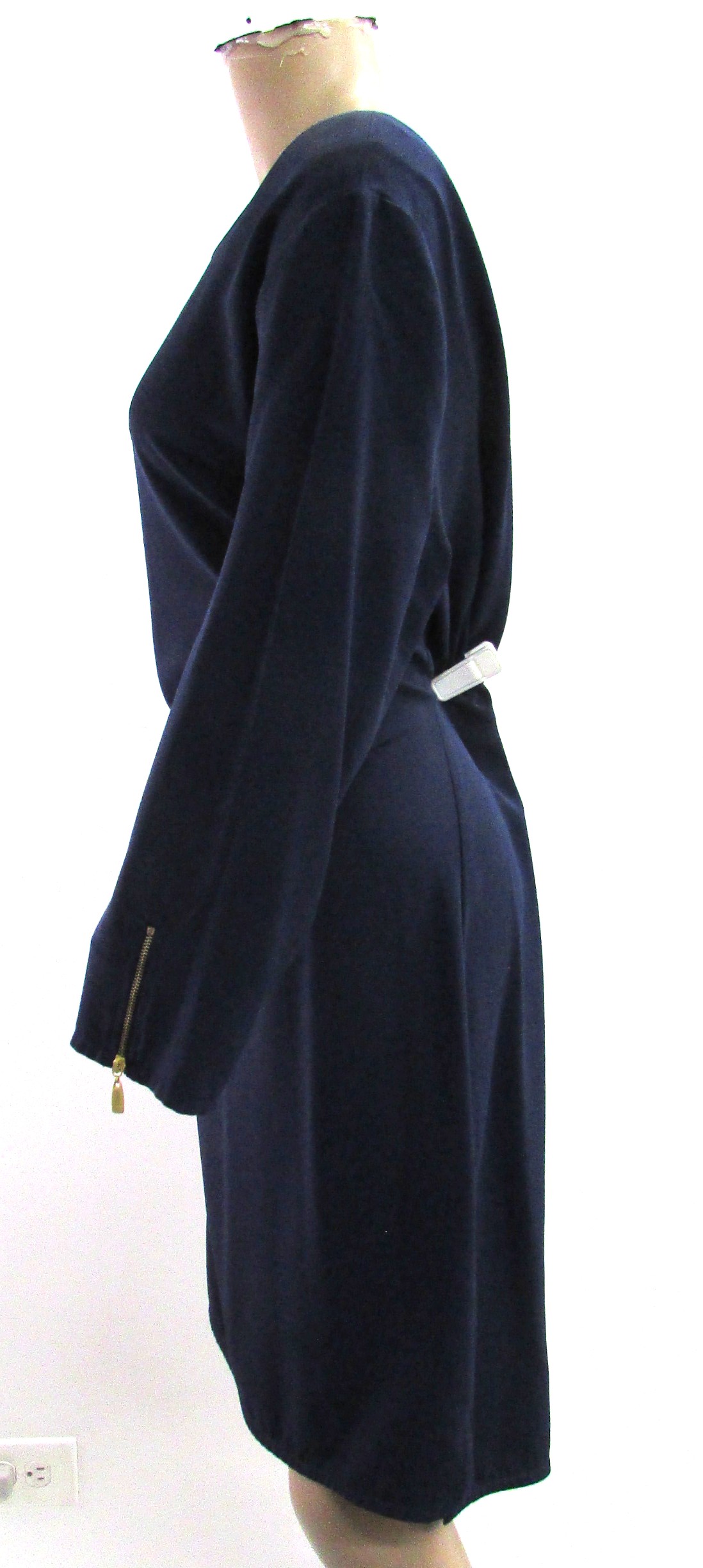 Laundry by Shelli Segal Navy Blue Shift Fit Dress Size 12 - Image 2