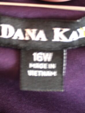 Dana Kay 2 Piece Purple Evening Skirt Set Size 16W