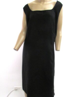 Jessica London Vintage Black Shift Fit Sleeveless Dress Size 22