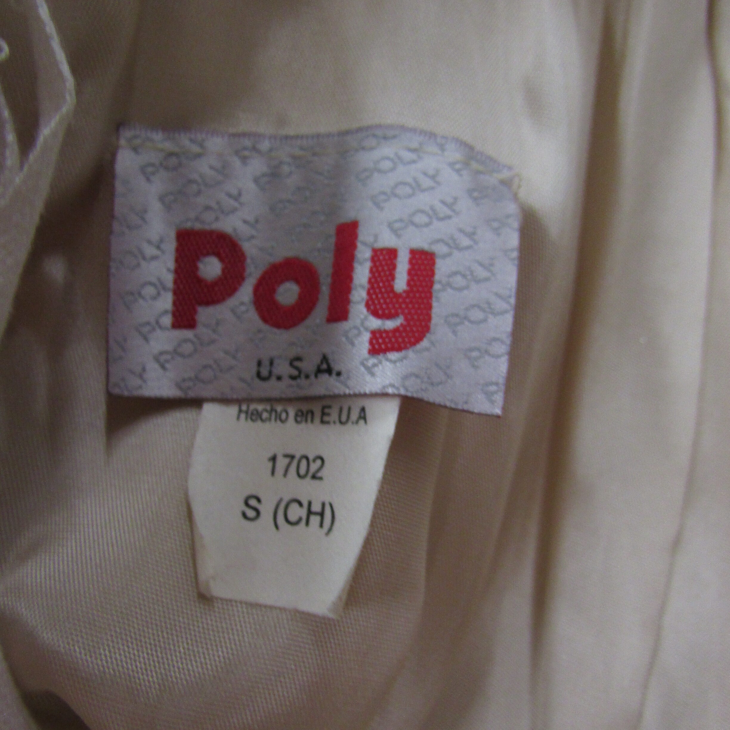 Poly USA Nude Vintage Y2K Prom Gowns Size S - Image 4