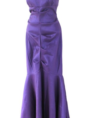Xscape Vintage Purple One Shoulder Mermaid fit Gown Size 12